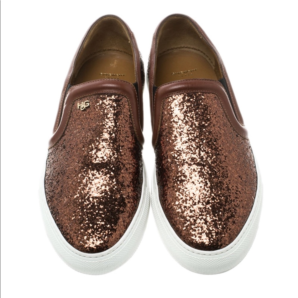 Givenchy Sparkly Slip On Sneakers Size 38